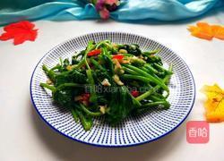 最接地气的抗癌明星菜#蒜蓉炒红薯叶的做法图解8