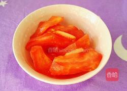 西红柿炒西兰花的做法图解3