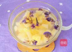 菠萝苹果勿忘我花茶的做法图解10