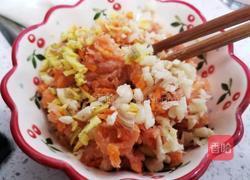 胡萝卜虾仁肉粉条包子的做法图解6