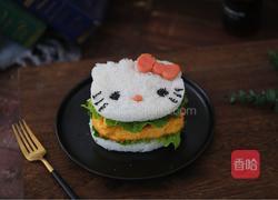 K丅猫米饭鸡排汉堡的做法图解26