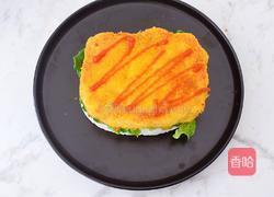 K丅猫米饭鸡排汉堡的做法图解20