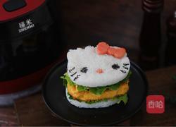 K丅猫米饭鸡排汉堡的做法图解27