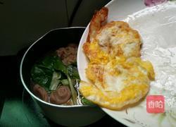 火腿肠鸡蛋青菜面的做法图解9
