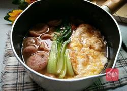 火腿肠鸡蛋青菜面的做法图解11