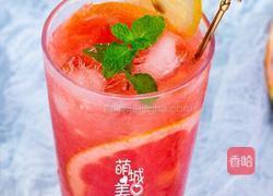 红柚柠檬饮的做法图解1