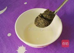 黑芝麻米饭煎饼的做法图解4
