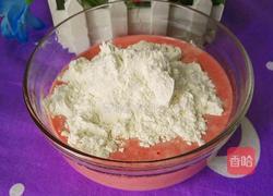西瓜牛奶煎饼（心形）的做法图解8