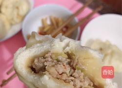 猪肉大葱包子的做法图解4