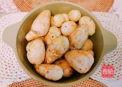 鲜芋响螺片黑豆芡实黄精茶树菇炖母鸡汤的做法图解7
