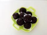 黑米豆沙饭团