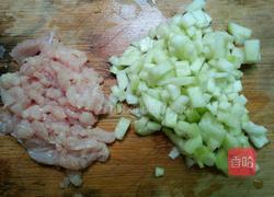 丝瓜肉末虾皮小面的做法图解3