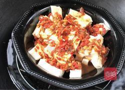 辣椒酱蒸豆腐的做法图解5