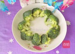 清蒸西兰花虾仁的做法图解4
