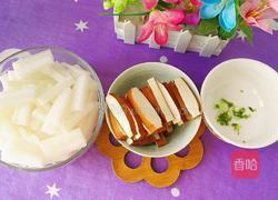 白萝卜豆腐干汤的做法图解3
