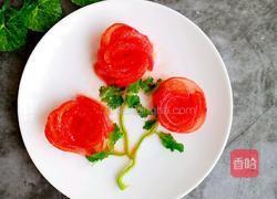 番茄玫瑰花的做法图解6