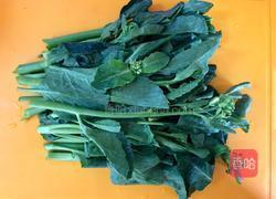 白灼菜心的做法图解1