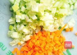 豆腐拌饭的做法图解2