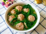 木耳菜肉丸汤