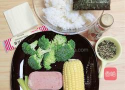 西兰花玉米芝士饭团的做法图解1