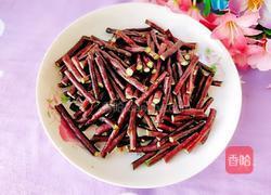 红豆角炒蒲菜的做法图解4