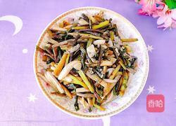 红豆角炒蒲菜的做法图解16