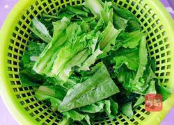 蒜茸油麦菜的做法图解4
