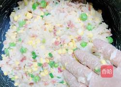 腊肉时蔬蒸米丸子的做法图解8