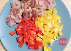 腊肠土豆米饭披萨（平底锅版）的做法图解2