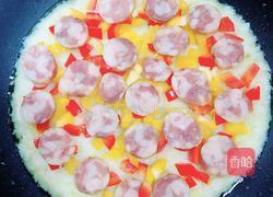 腊肠土豆米饭披萨（平底锅版）的做法图解12