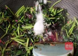 苋菜炒鸡蛋的做法图解8