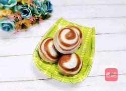 可可螺纹豆沙包的做法图解18