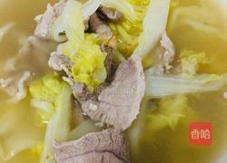 娃娃菜肉片汤的做法图解8