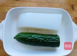 凉粉拌黄瓜的做法图解1