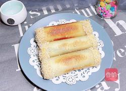 香煎蜜豆香芋卷的做法图解14