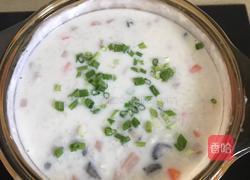 海鲜牛奶粥的做法图解8