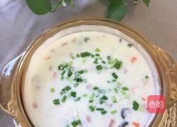 海鲜牛奶粥的做法图解9