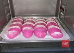 火龙果奶油面包的做法图解9