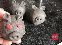 献花小猪馒头的做法图解7