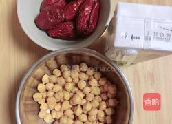 红枣鹰嘴豆奶羹（补钙补血）的做法图解2