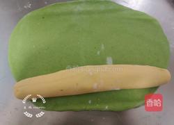 菠菜南瓜大理石馒头的做法图解5