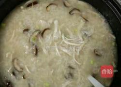 香菇鸡丝粥的做法图解8