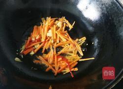 胡萝卜炒豆皮的做法图解5