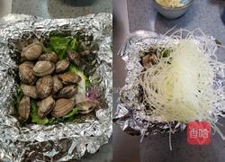 锡纸花甲米线的做法图解5