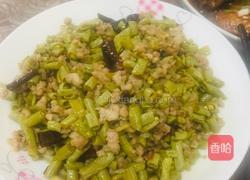 酸豆角炒肉末的做法图解5