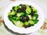 黑木耳炒青菜