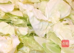 酱爆圆白菜的做法图解1