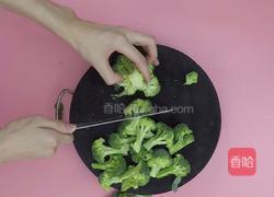 西蓝花豆腐蛋羹的做法图解2