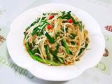 韭菜炒豆芽