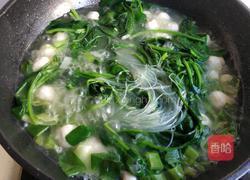 菠菜丸子粉丝汤的做法图解9